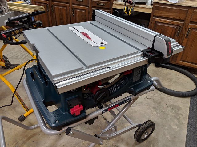 Got a new saw. Can't believe how long I went without a good fence, zero clearance blade or miter track.