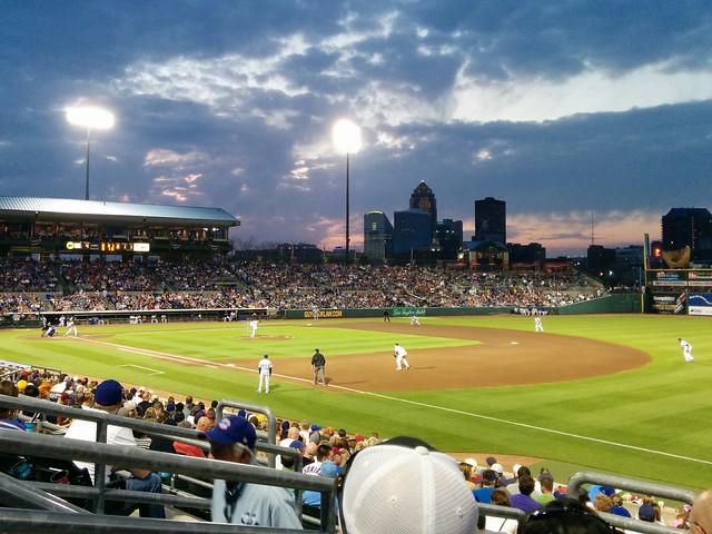 Iowa cubs. Opening night.