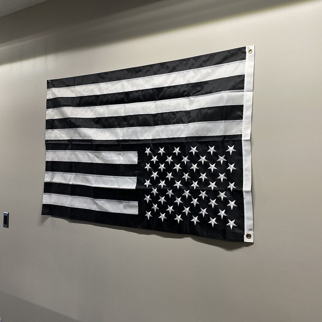 The country is upside down and so is my flag.