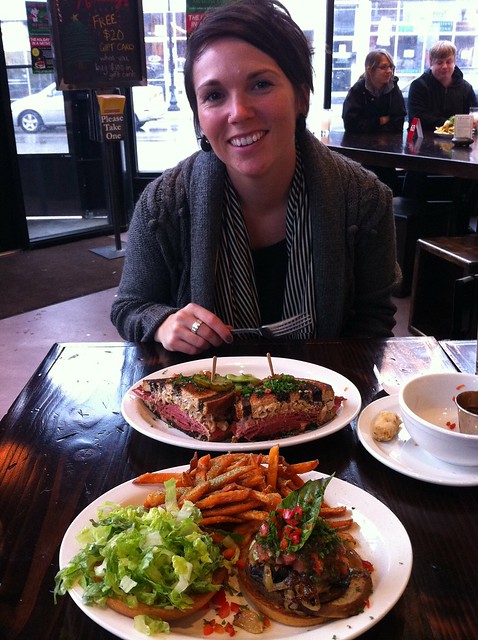 Vegan lunch with that @kbroox