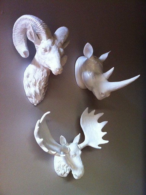 Henson has some white taxidermy as well