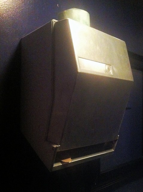 Cyclops ironman towel dispenser face