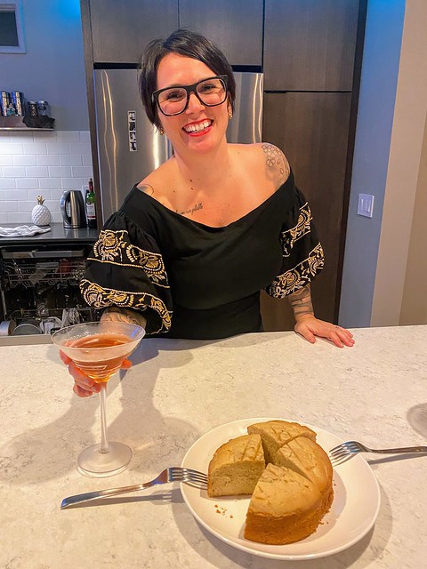 Pulled the whiskey tinis back out for dessert