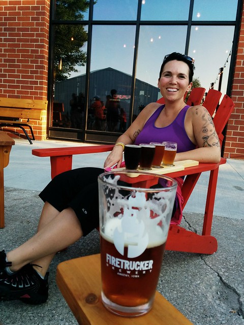 Riding bikes. Drinking beer.