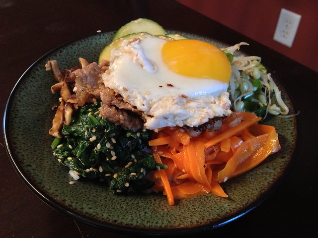 First time making homemade bibimbap!