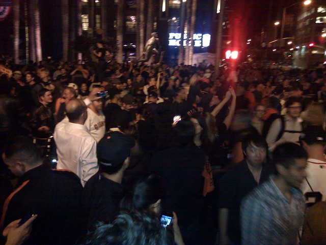 SF streets after giants win series