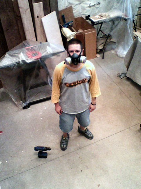 Just got done spraying some trim at Rico's