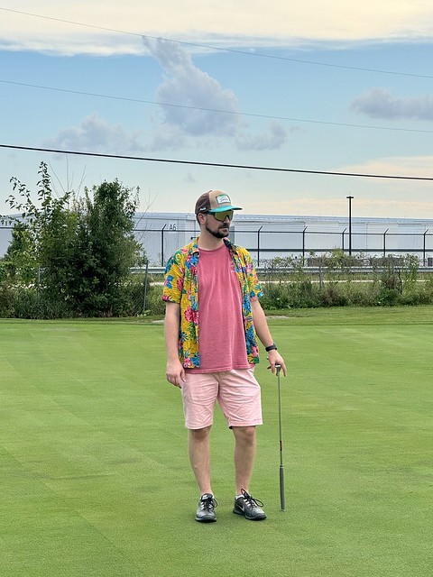 Nick’s outfit gets a thumbs up from the clouds