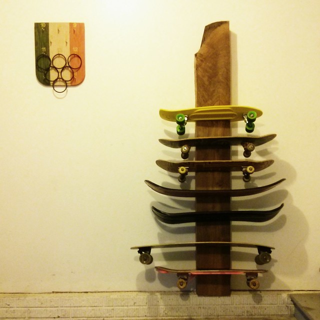 New skateboard rack