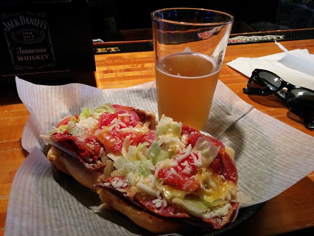 Lunch with Nathan at Club 2000. I had no idea this dive even made food.