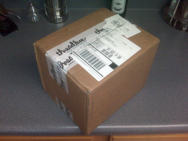 A package from threadless!