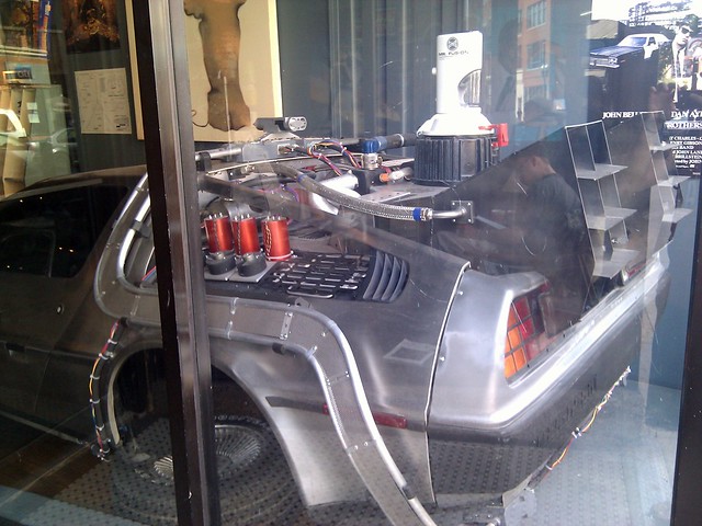 Back to the future delorean