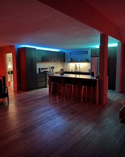 The northern lights from my kitchen