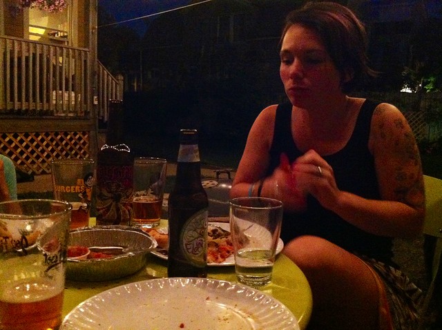 Pizza n Beer at Jon and Liz's