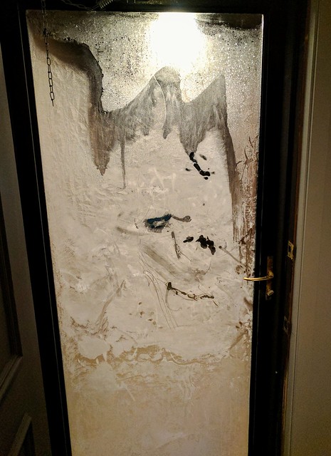 Look at this weird face on my door