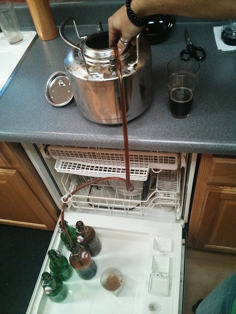 Had to get some homebrew out of a keg and ran outta co2... we're goin old school!