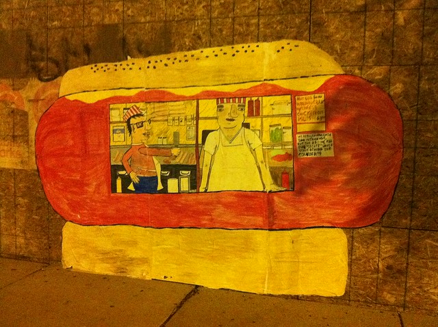 A weird paste up by my place