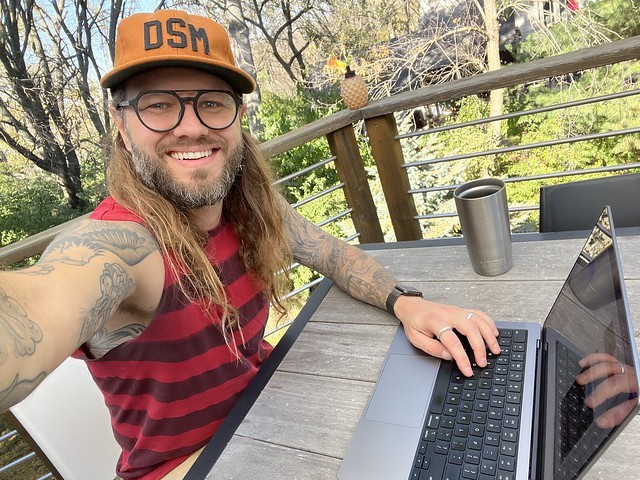 A perfect day for working outside