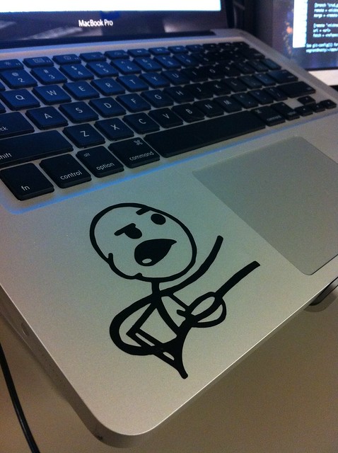 New laptop sticker