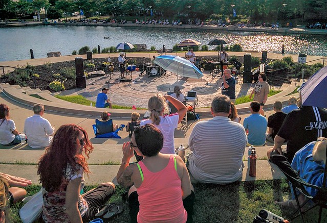 Watching Mathew perform with Boomerang