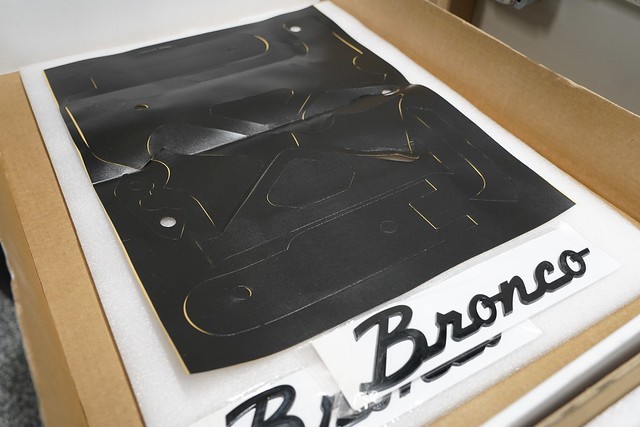 IAG threw in some paint protection and script Bronco badges