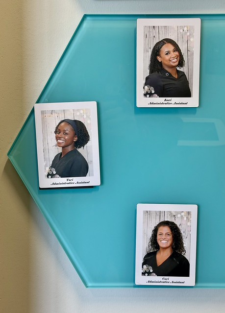The admins at my allergy clinic: Cori, Kori, and Tori