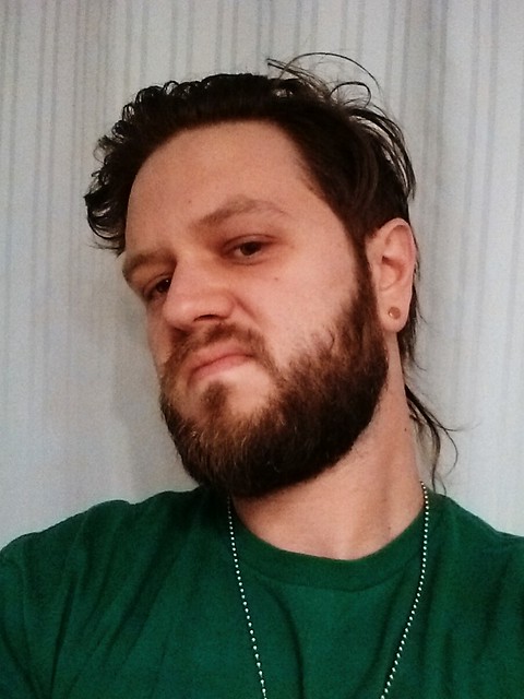 37 day old beard. Pre-shave selfie.