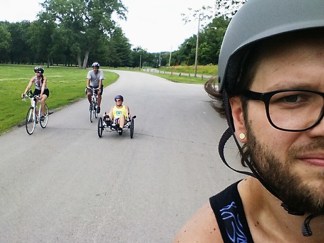 Cruising through waterworks park