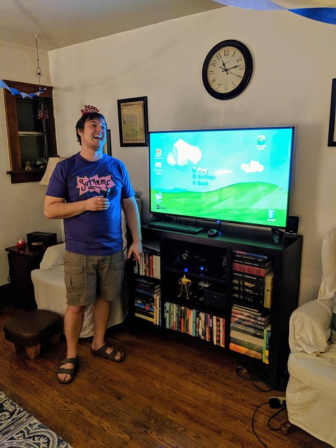 Jared had on a Rugrats Supreme shirt