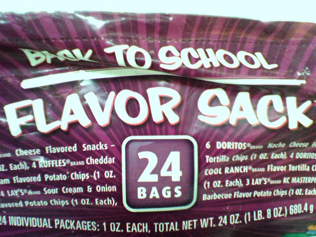 Back To School Flavor Sack