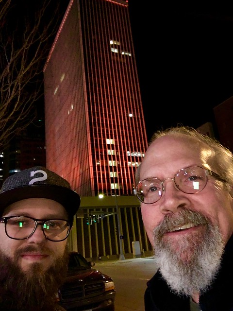 Checkin out the financial center after tonight's plumbing.