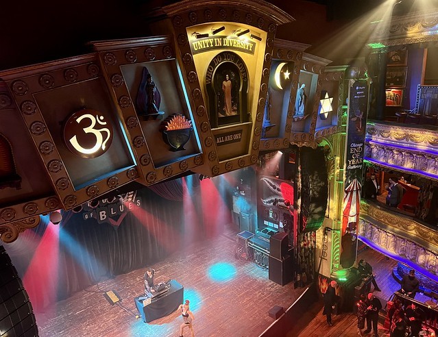 At the top of the house of blues