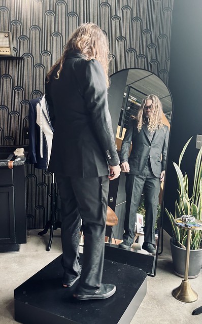 Custom suit fitting