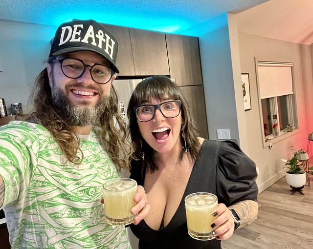 Fresh squeezed salty dogs