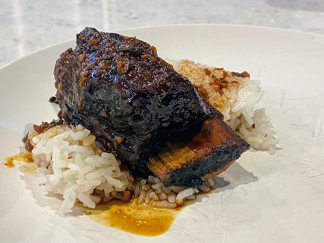 Kari made some ridiculous Korean short ribs