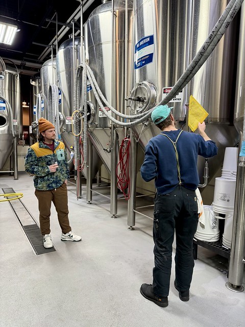 Hanging in the taproom with Jacob