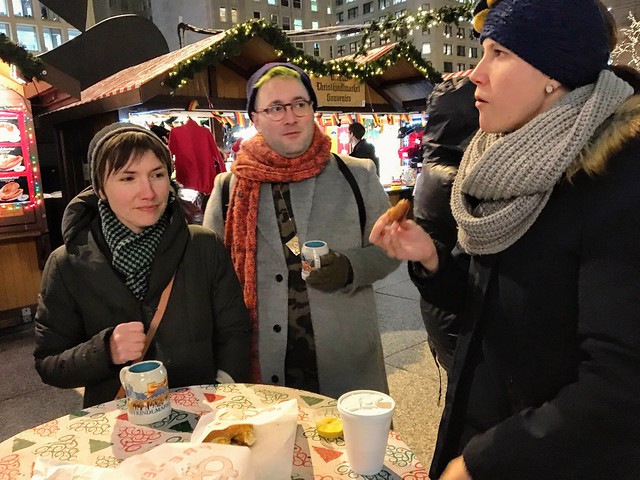 Hanging out with Ashley, Clint, and Shelby