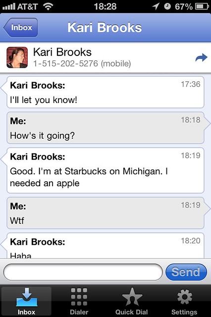 OMG, someone get this girl an apple!