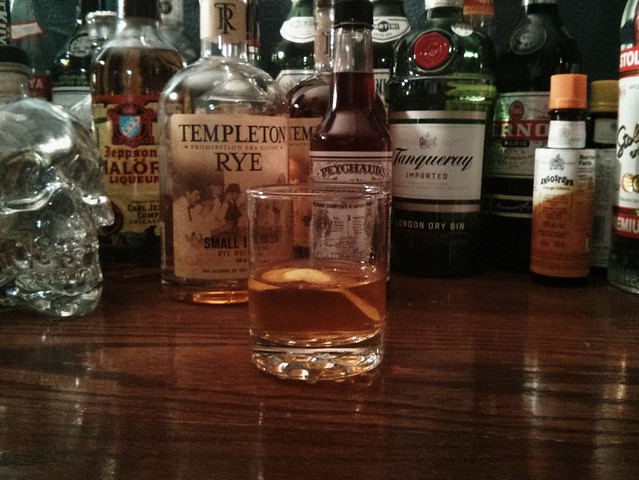 Starting to nail the homemade Sazerac.