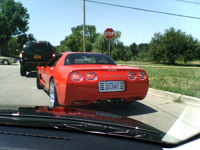 A nice vette I saw - the exhaust sounded so good