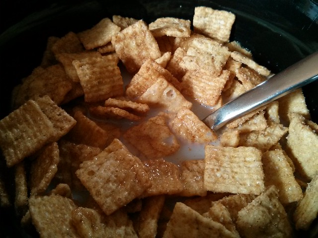Just ate cereal for the first time in years... Cinnamon. Toast. Crunch.