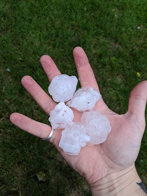 Got some hail