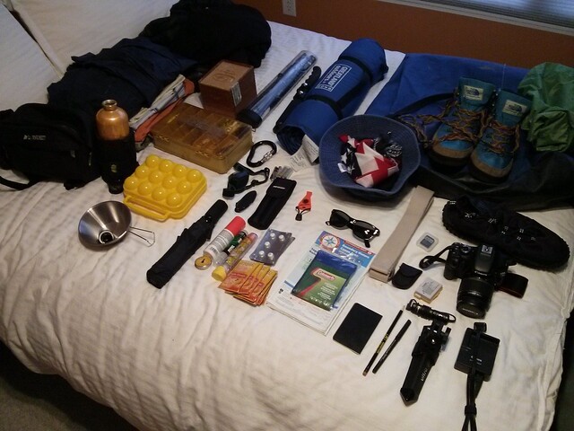 Personal gear almost ready for the Boundary Waters.