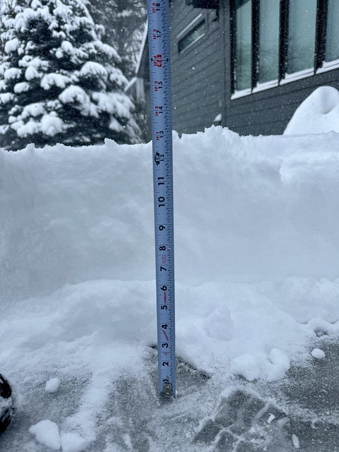 I’ve been moving a lot of snow today.