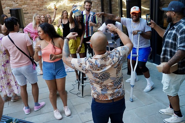 We were not on their level, but this was a really fun party