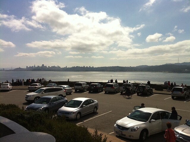 Pit stop near the golden gate bridge