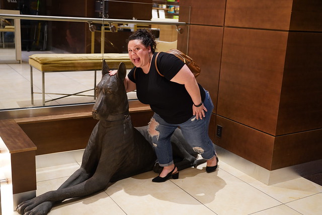 Tia loves this great dane