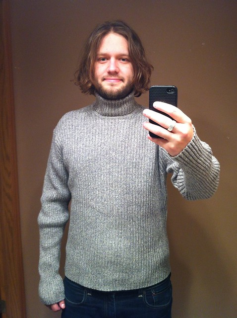 I found a turtleneck under my bed! Haha