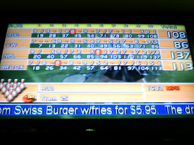 r00, vw, npl, broox bowling scores