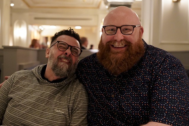 A nice photo of Trent and Maurizio